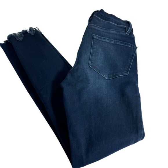 Frame Denim Le Skinny De Jeanne Raw Hem Skinny Jeans Sz 25 - Picture 2 of 8